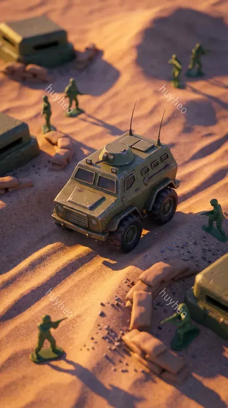 Weathered 3D Miniature Toy Assets