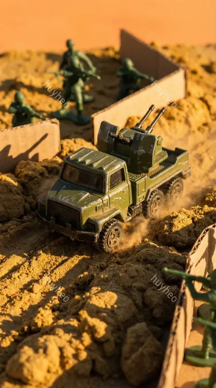 Weathered 3D Miniature Toy Assets