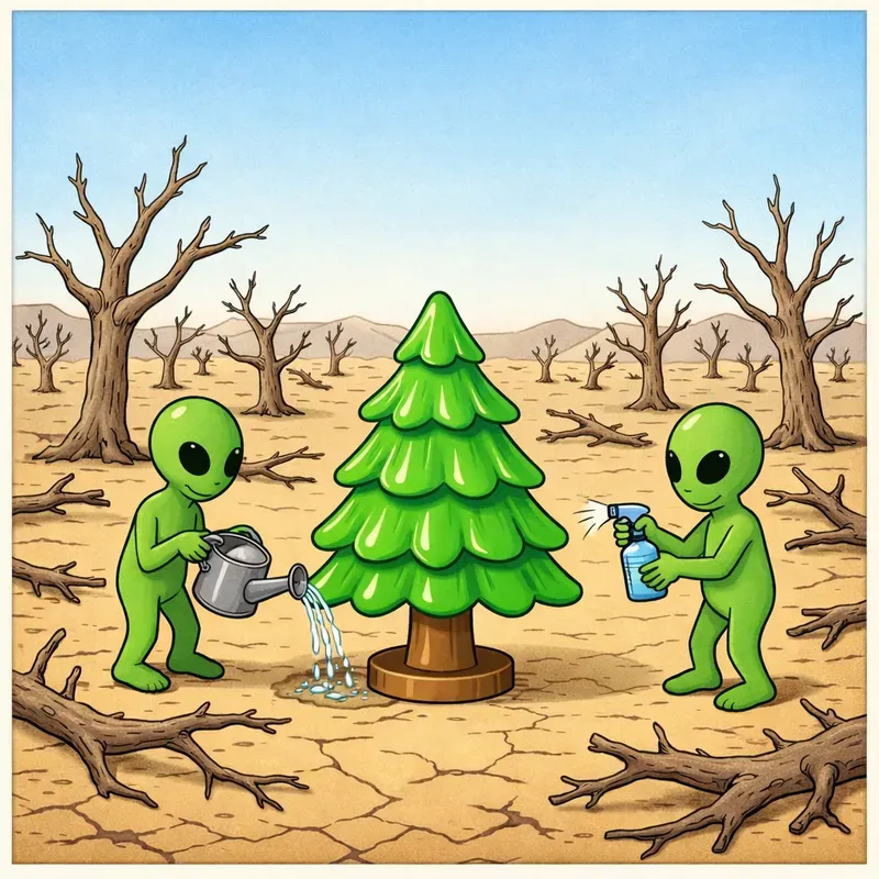 Ironic Newspaper Cartoons