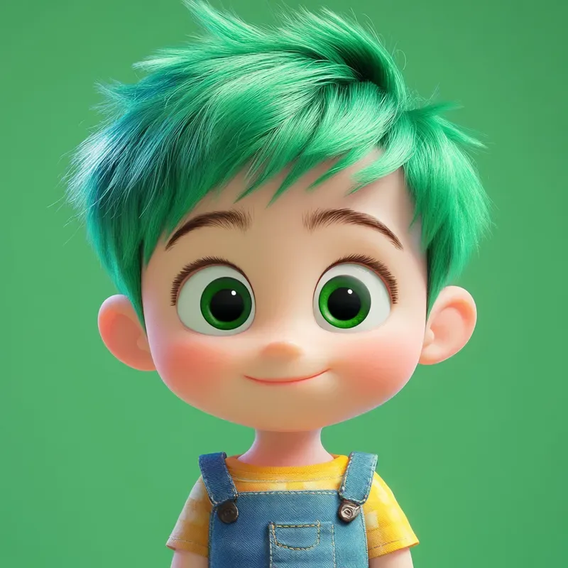 Cute Pixar 3D Cartoon Characters