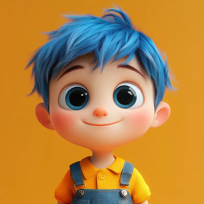 Cute Pixar 3D Cartoon Characters