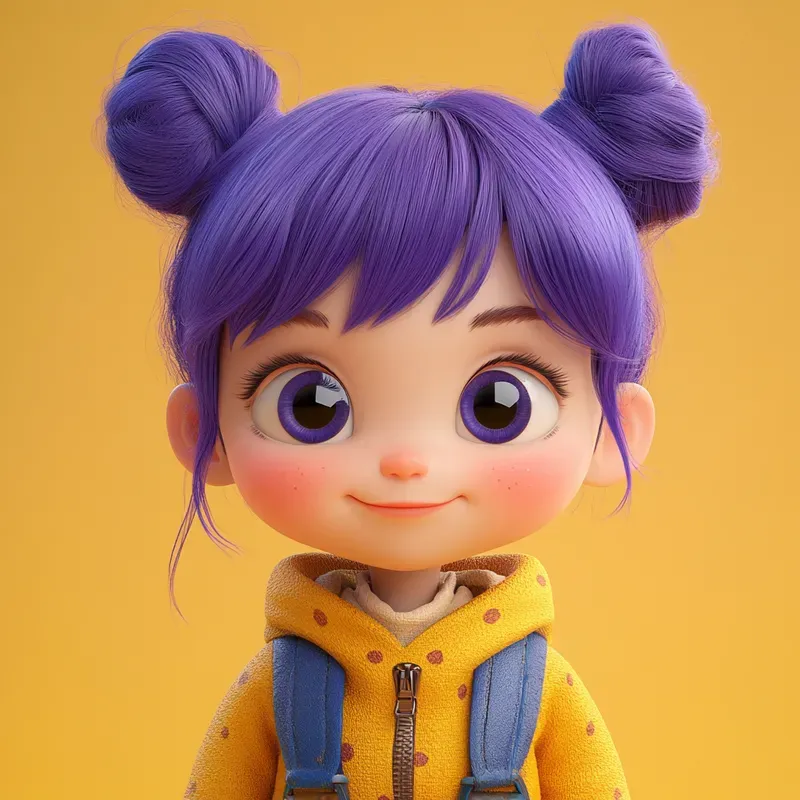 Cute Pixar 3D Cartoon Characters