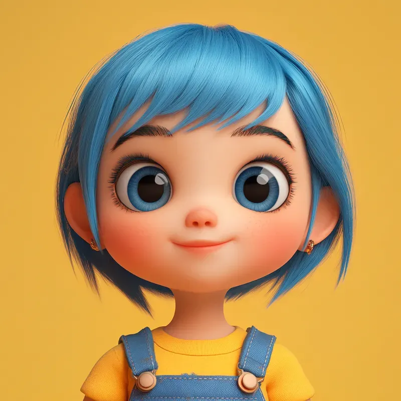Cute Pixar 3D Cartoon Characters