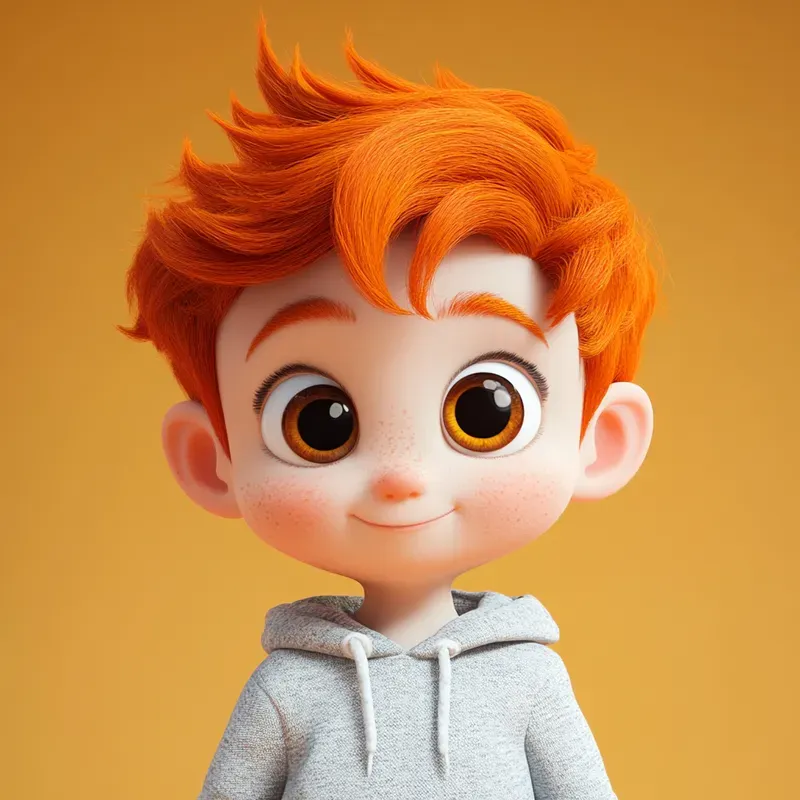 Cute Pixar 3D Cartoon Characters