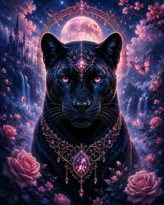 Dreamy Fantasy Animal Portrait Generator
