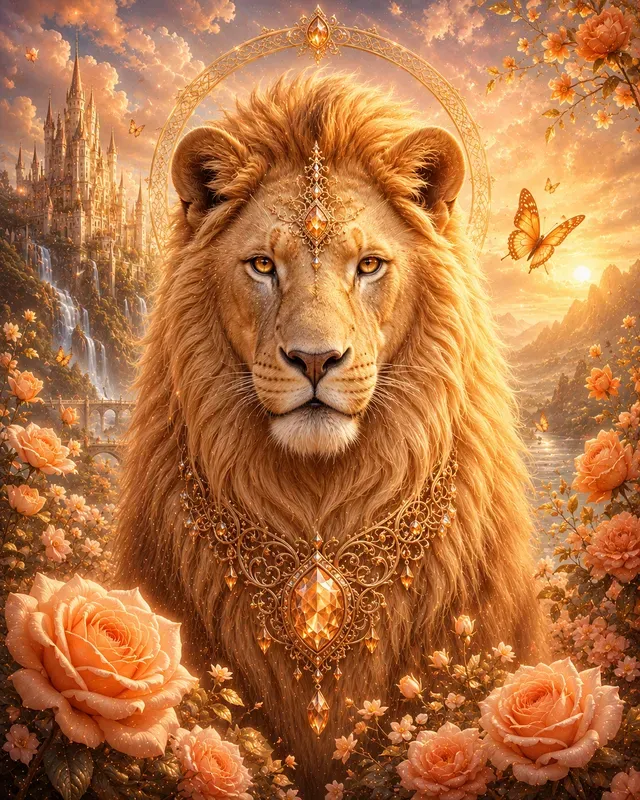 Dreamy Fantasy Animal Portrait Generator