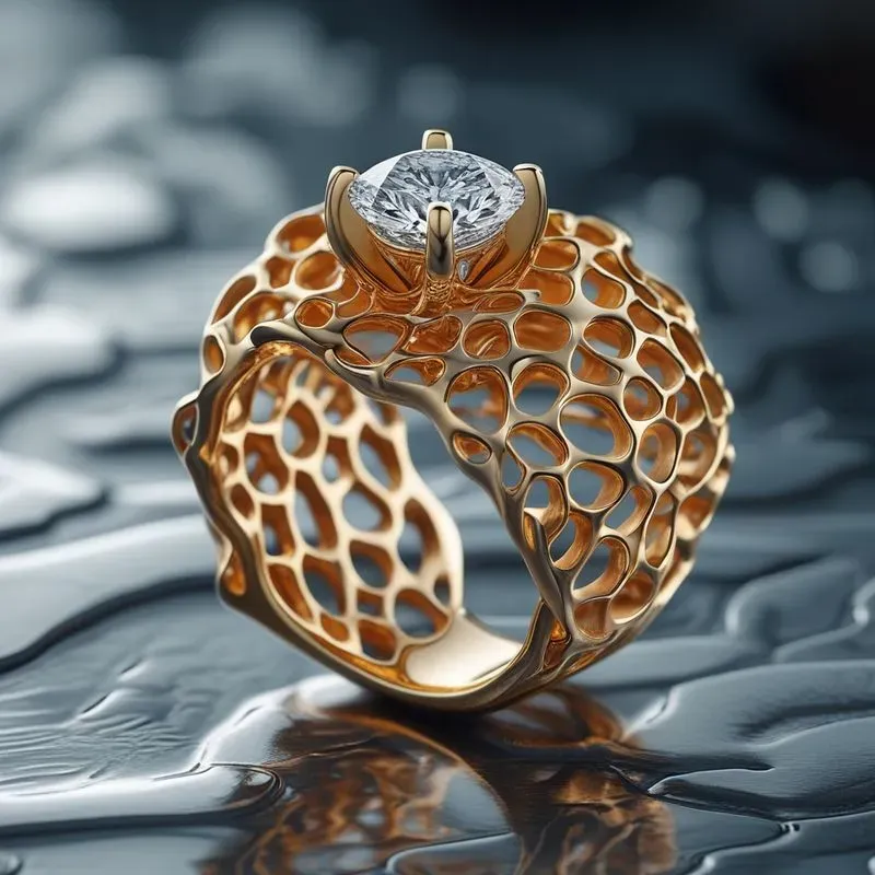 Parametric Morganite Rings