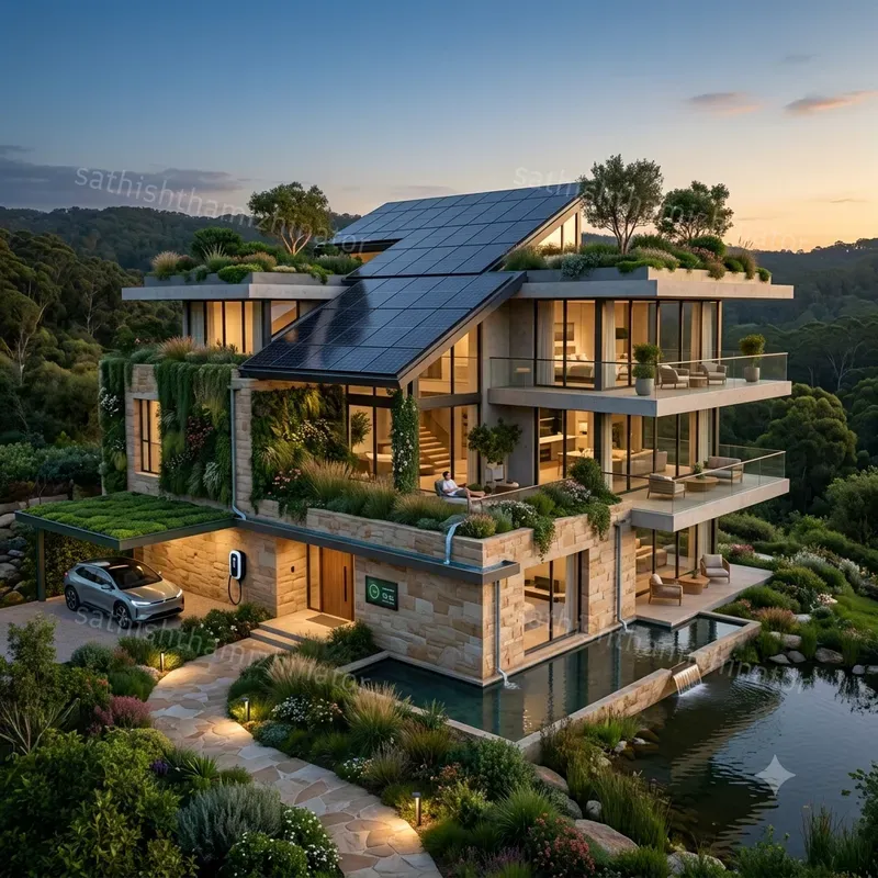 Futuristic Green Architecture Generator