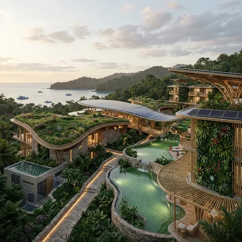Futuristic Green Architecture Generator
