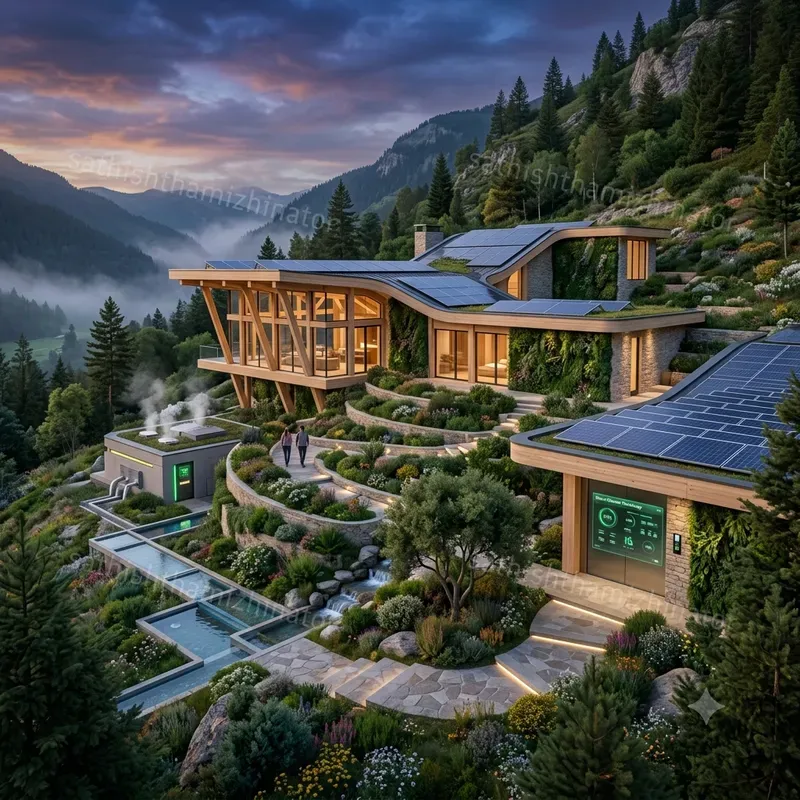Futuristic Green Architecture Generator