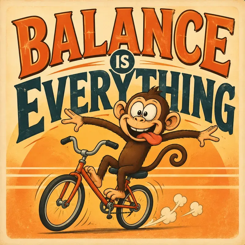 Quirky Cartoon Balance Fun