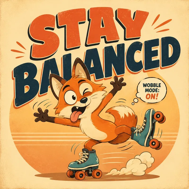 Quirky Cartoon Balance Fun