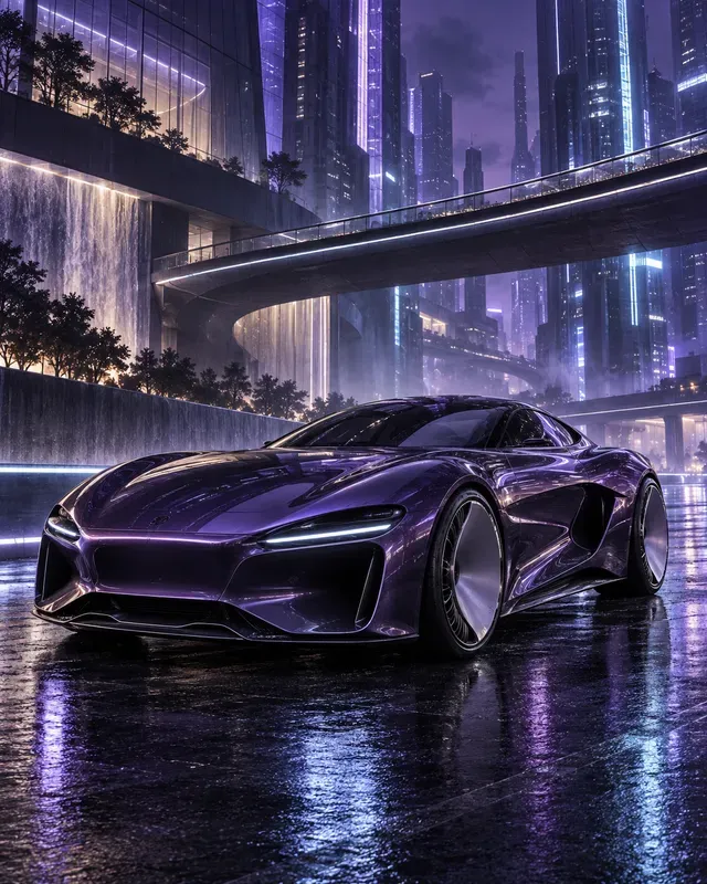 Futuristic Automotive Concept Posters