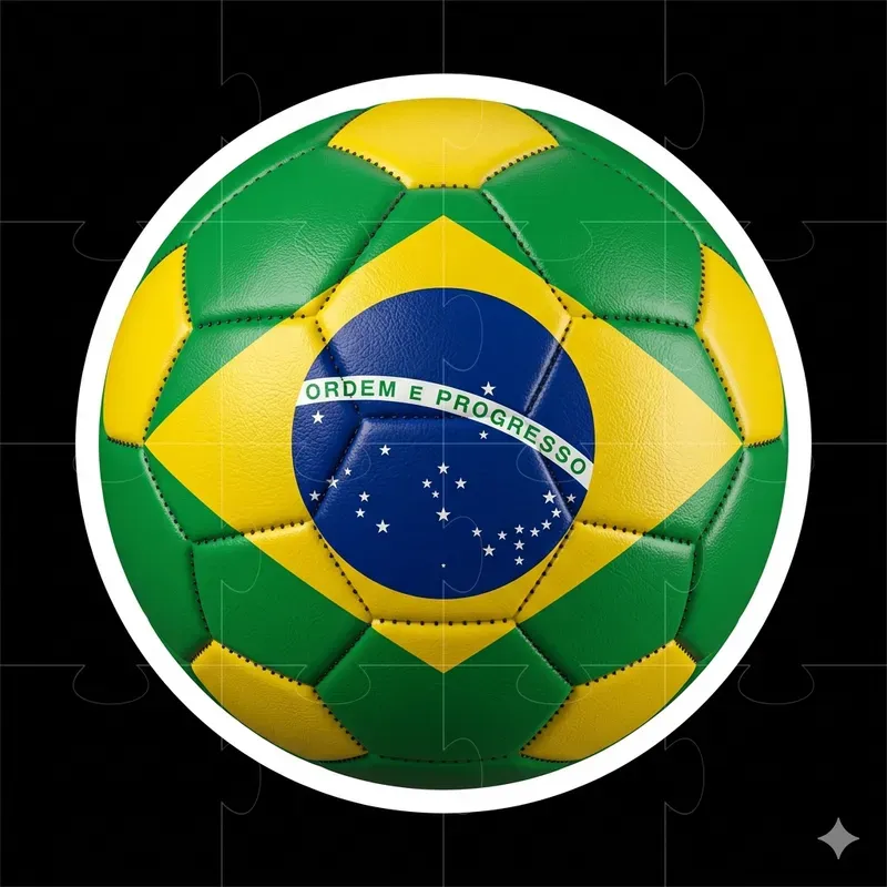 National Flag Colors Football Stickers