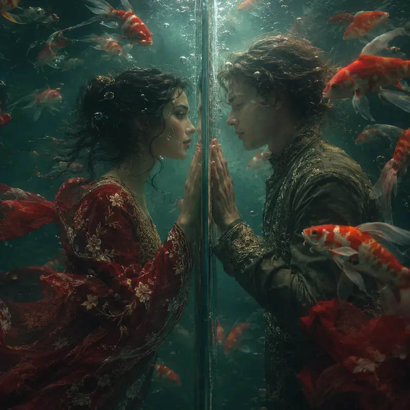 Glass Divide Koi Communions