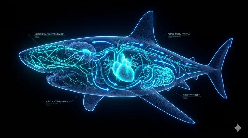 Futuristic Bioluminescent Xray Diagrams