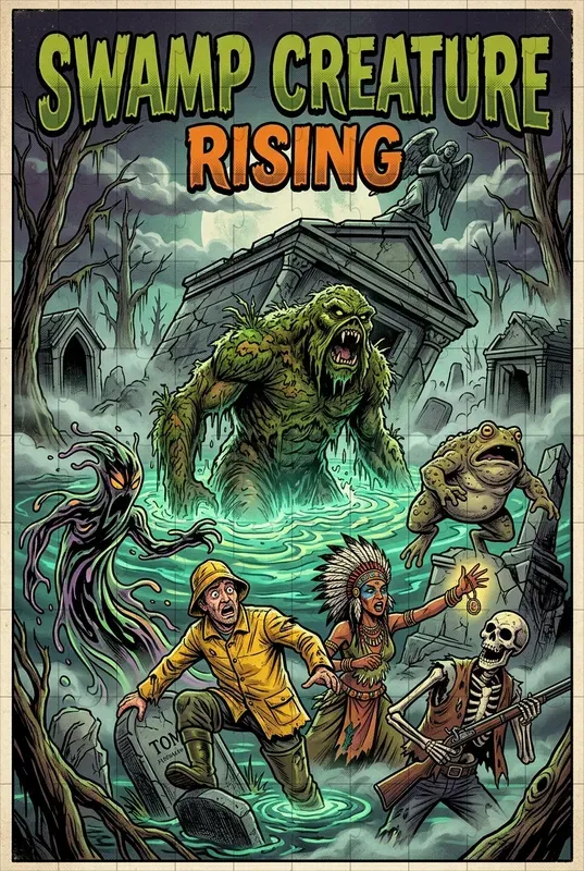 Vintage Horror Comic Posters