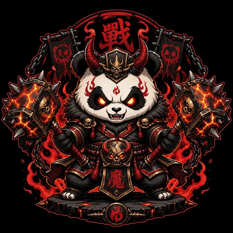 Chibi Warrior Mascots