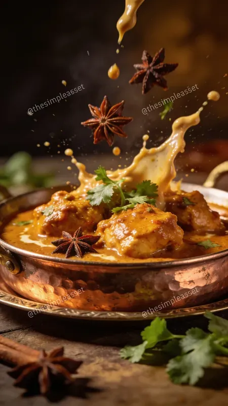 Cinematic Floating Exotic Foods