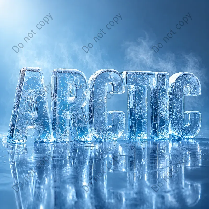 Frozen Crystal Ice 3D Logo Makers