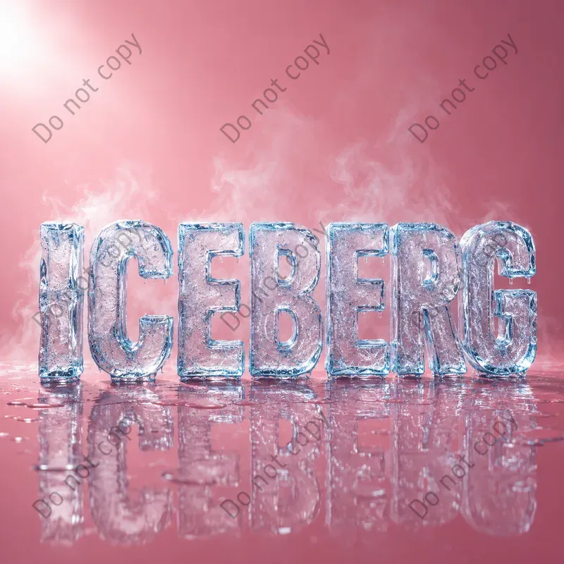 Frozen Crystal Ice 3D Logo Makers