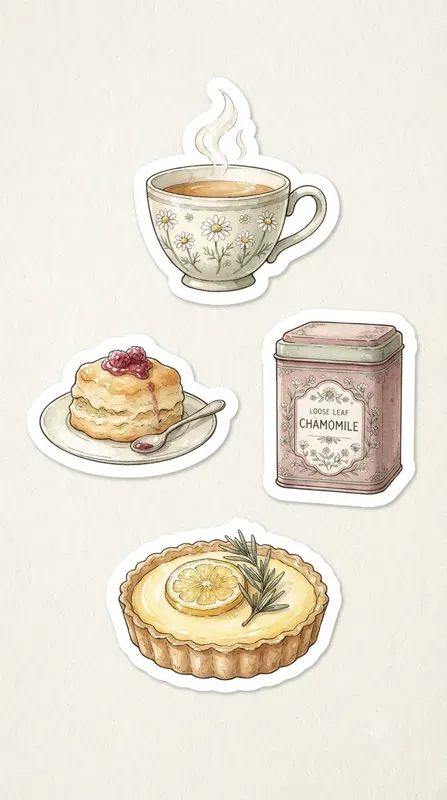 Watercolor Sticker Pack Design Series