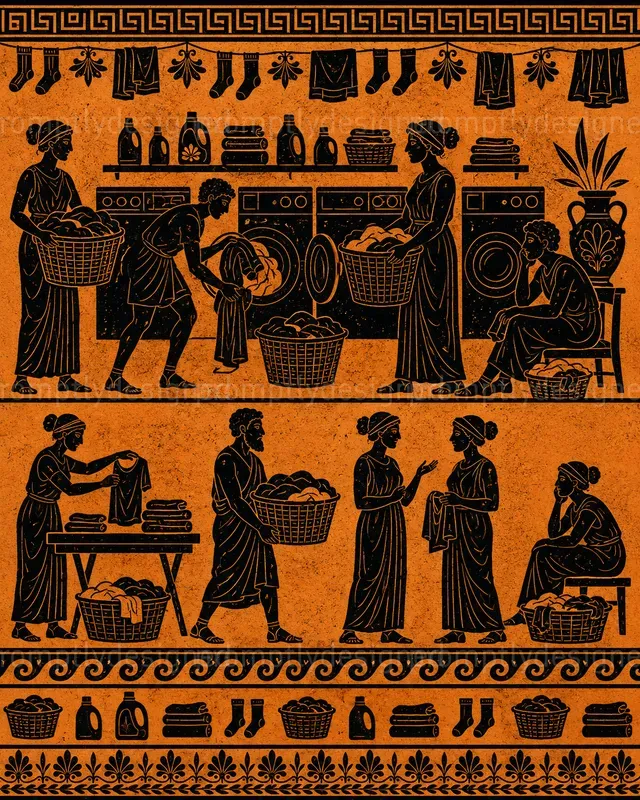 Ancient Modern Life Posters