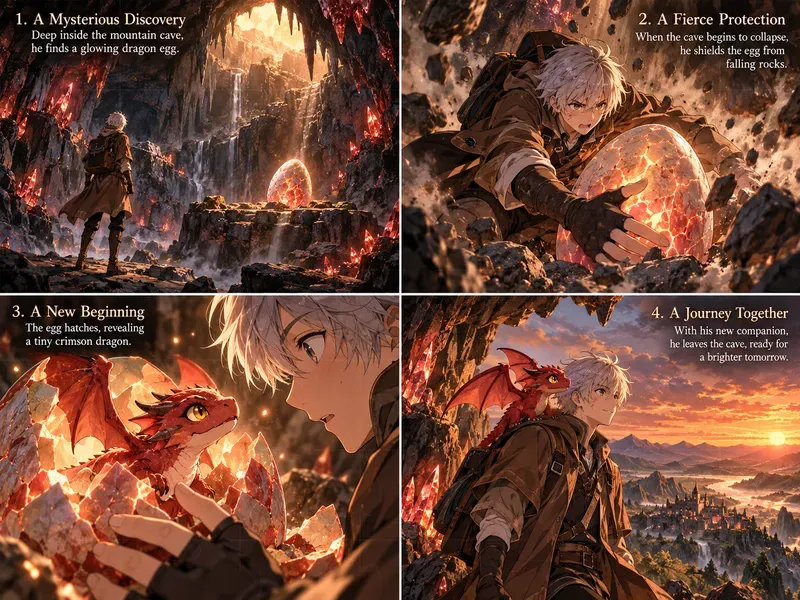 Anime Storytelling Scenes Grids Chat Gpts