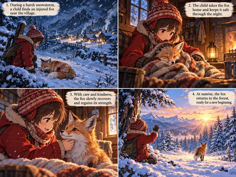 Anime Storytelling Scenes Grids Chat Gpts