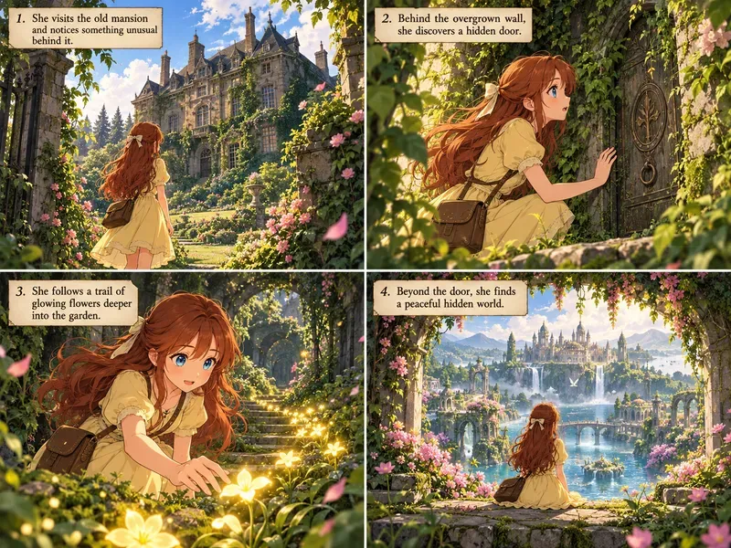 Anime Storytelling Scenes Grids Chat Gpts