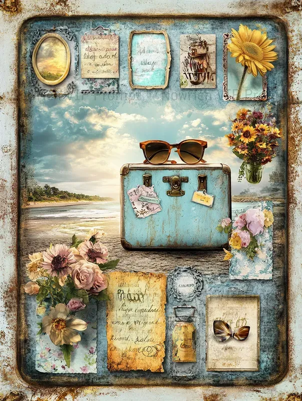 Adventure Junk Journal Pages