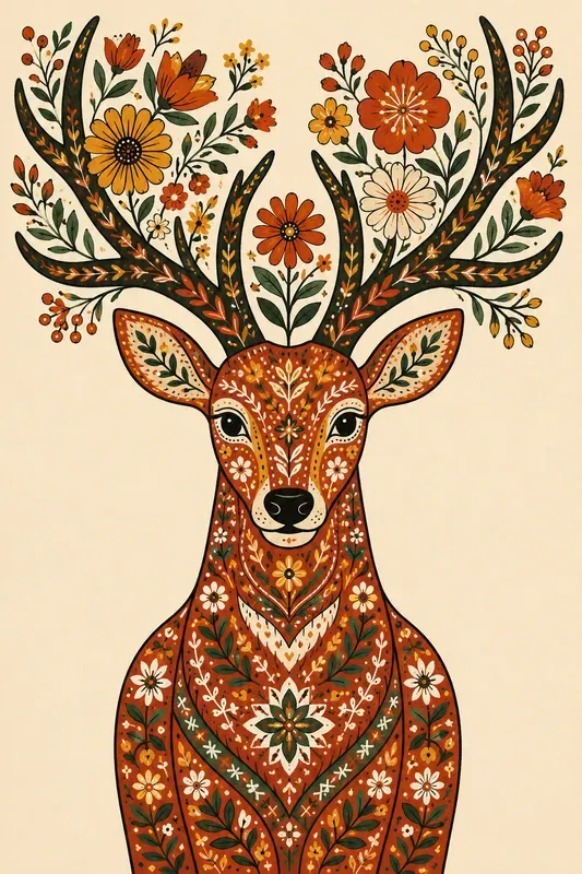 Folk Art Botanical Spirits