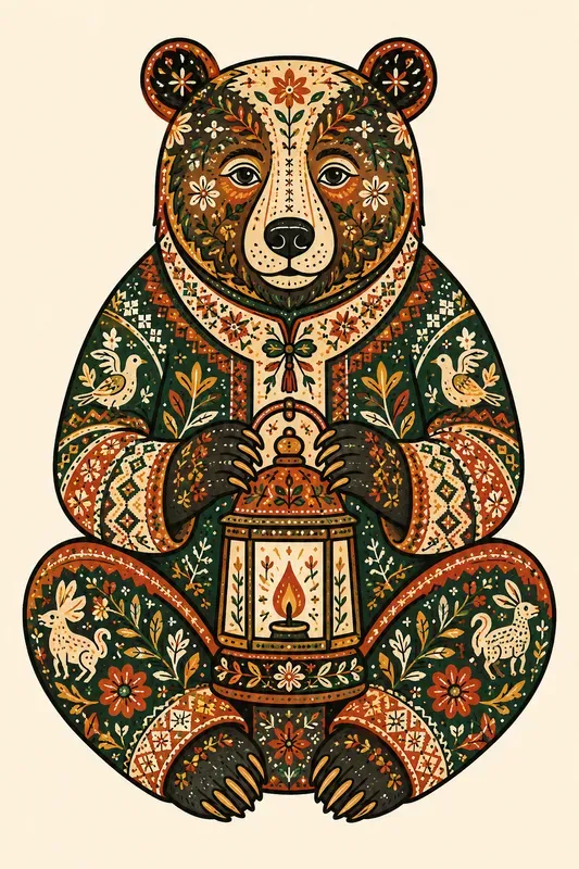 Folk Art Botanical Spirits