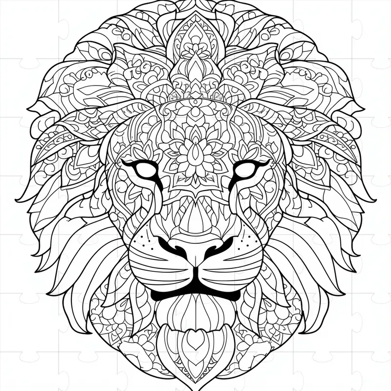 Black And White Animal Mandalas
