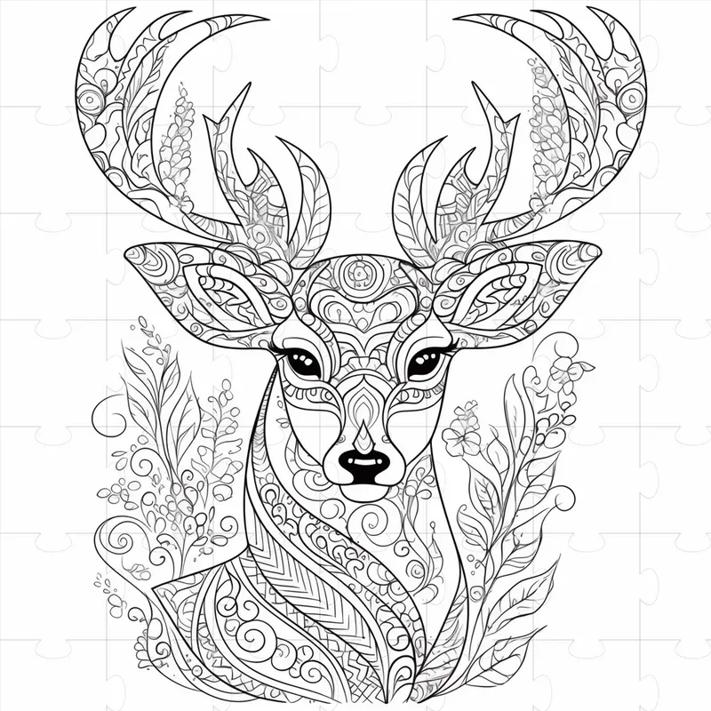 Black And White Animal Mandalas