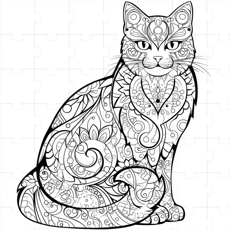 Black And White Animal Mandalas