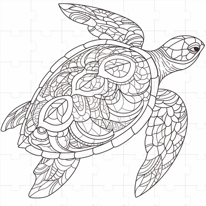 Black And White Animal Mandalas