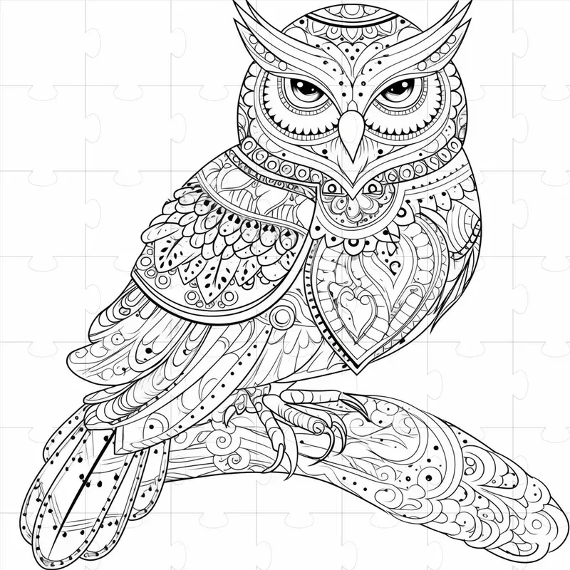 Black And White Animal Mandalas