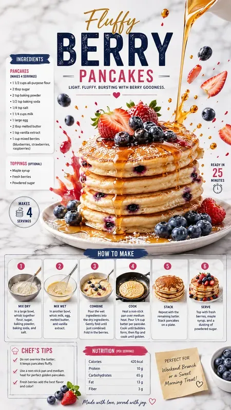 Pro Food Recipe Infographics
