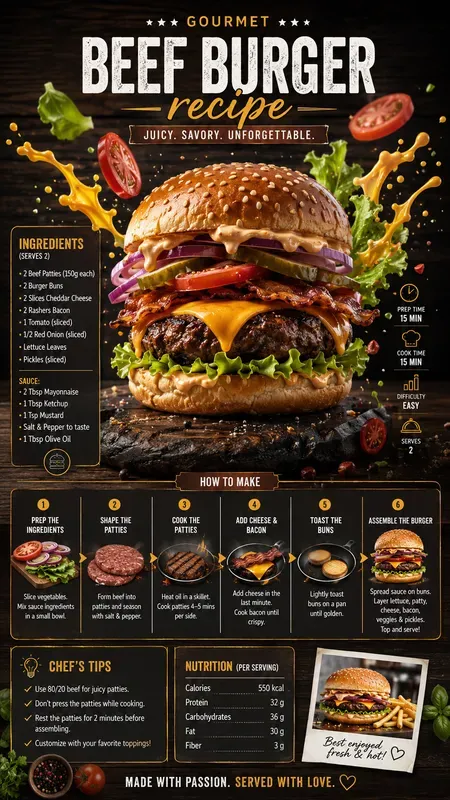 Pro Food Recipe Infographics