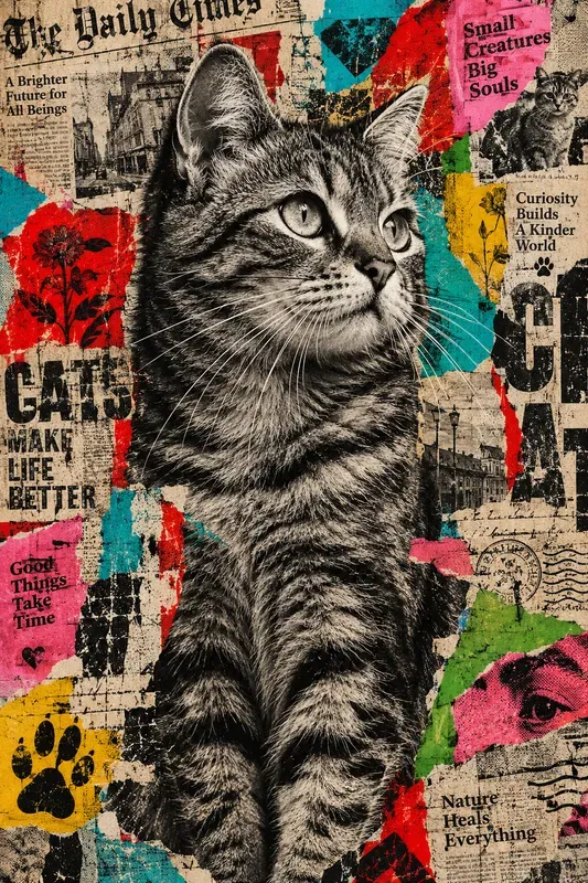 Newspaper Collage Art Generator