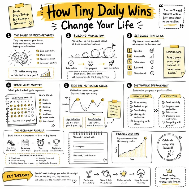 Minimal Self Help Infographic Kits