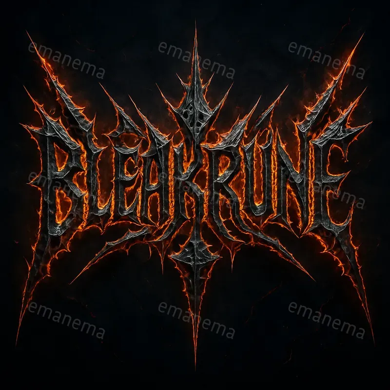 Heavy Metal Band Logos