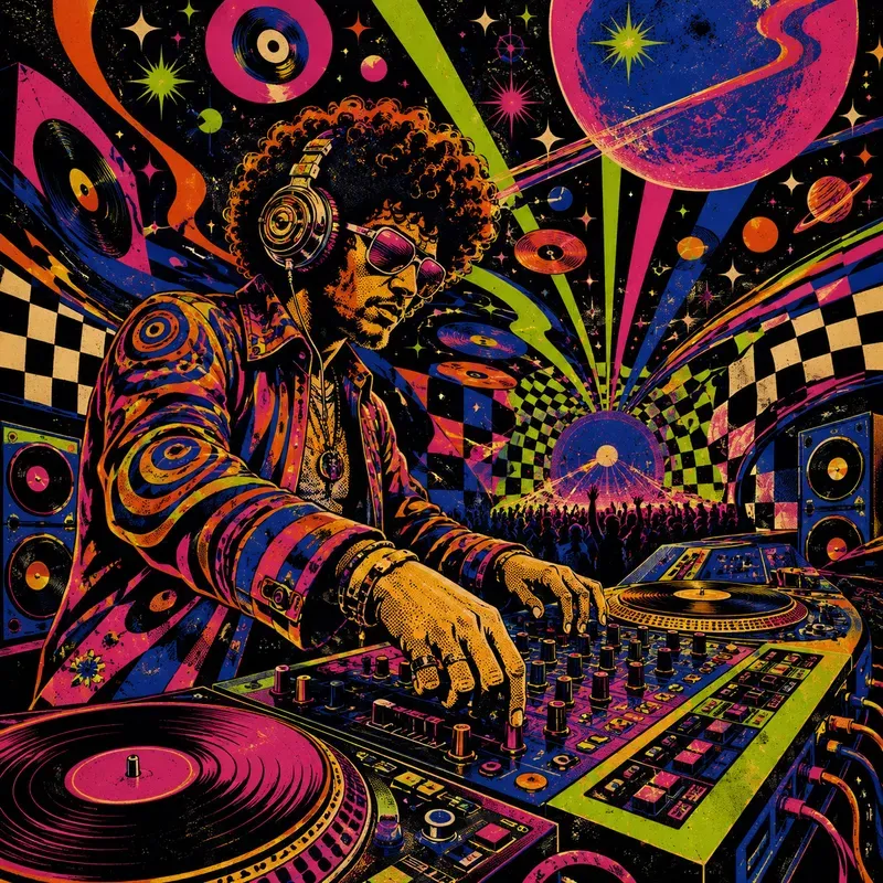 Psychedelic Stencil Reveries