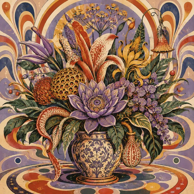 Psychedelic Stencil Reveries