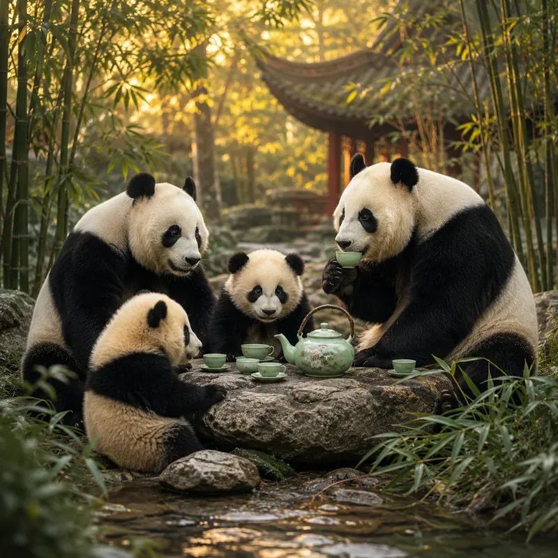 Woodland Tea Families