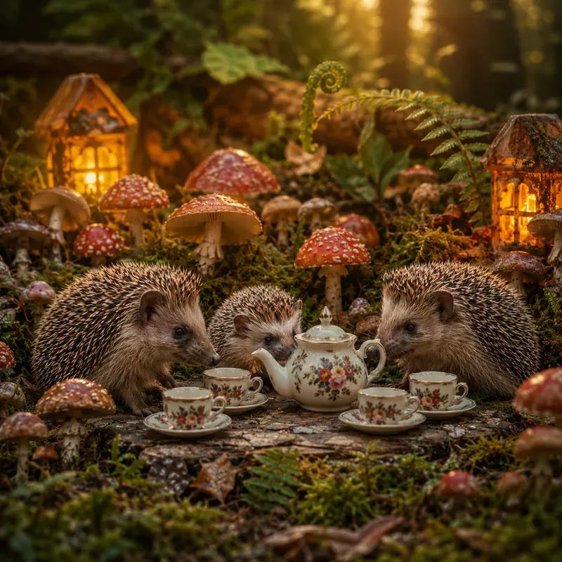 Woodland Tea Families