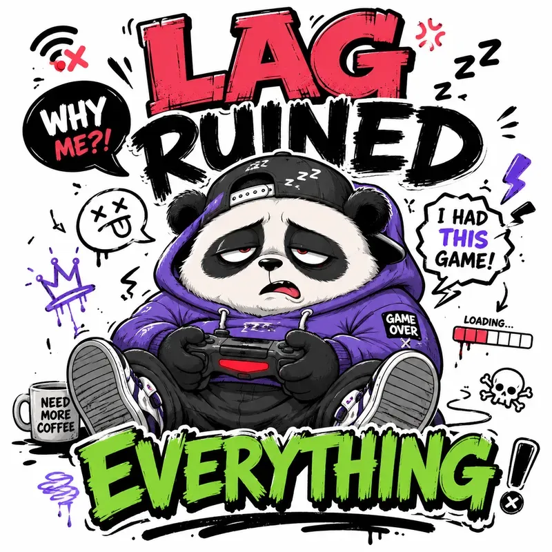 Funny Cartoon Chaos Stickers
