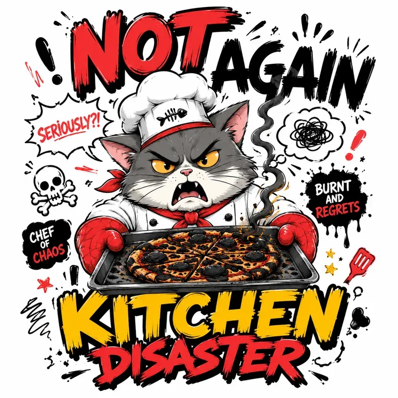 Funny Cartoon Chaos Stickers