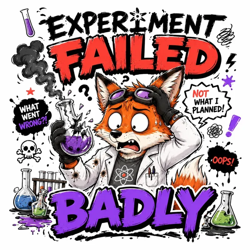 Funny Cartoon Chaos Stickers